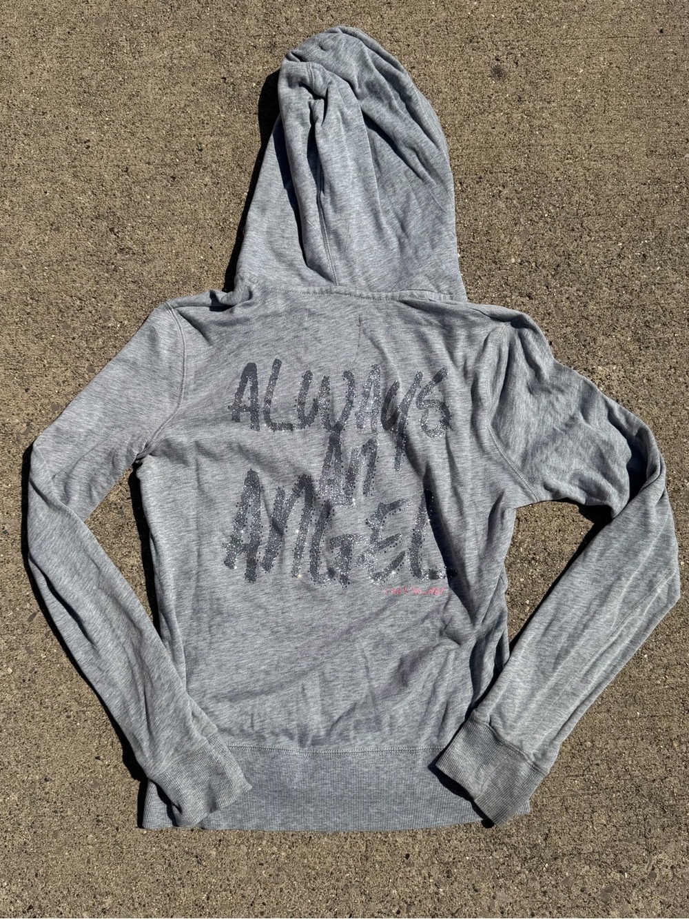 Vintage Y2K Victoria’s Secret Supermodel Essentials Zip Hoodie Size M